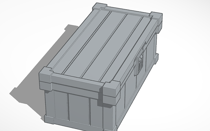 3D design Rust: Large Box - Tinkercad
