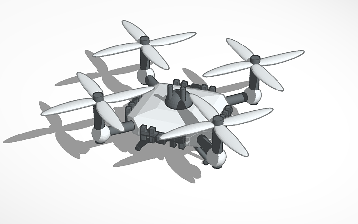 3D design drone | Tinkercad