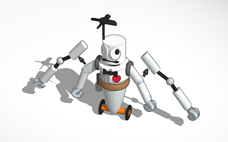 3D design The Butler bot | Tinkercad