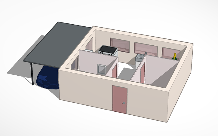 3D design vp31637 tiny house | Tinkercad