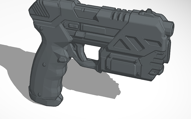 3D design MR6 pistol COD3 | Tinkercad