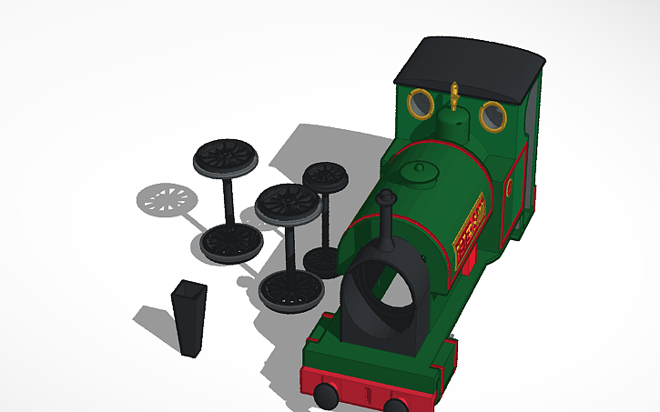 3D design Peter Sam body shell - Tinkercad