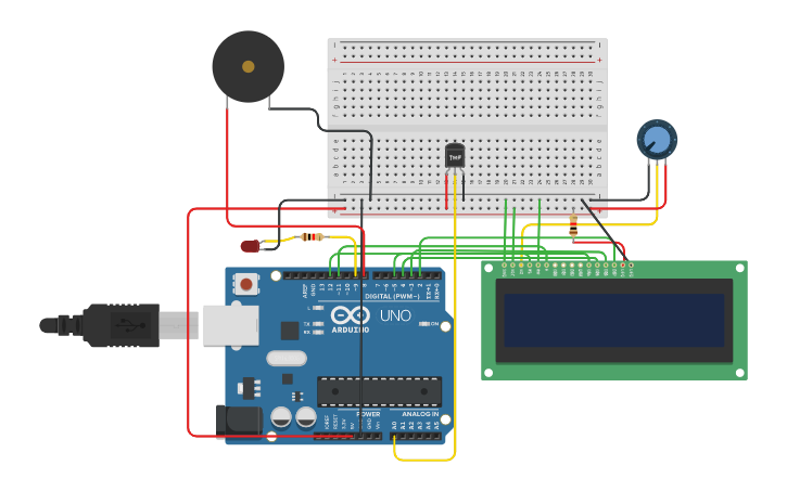 Circuit Design Tempreture Sensor With Lcd Tinkercad Circuit Design Tempreture Sensor With Lcd Tinkercad