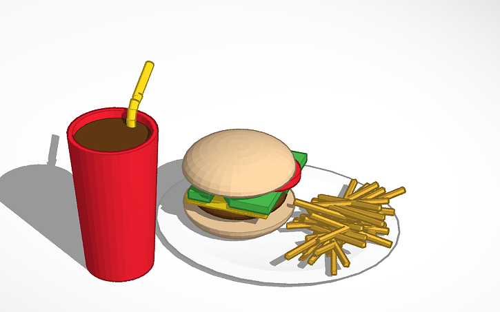 3D design Mcdonalds - Tinkercad