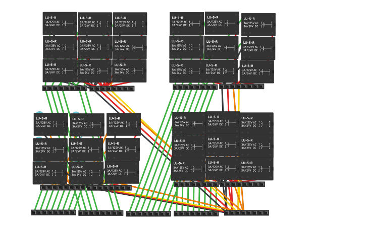Circuit Design Relay Memory 16 32 Bit Tinkercad
