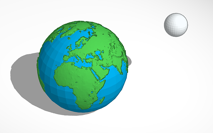 3D design earth | Tinkercad