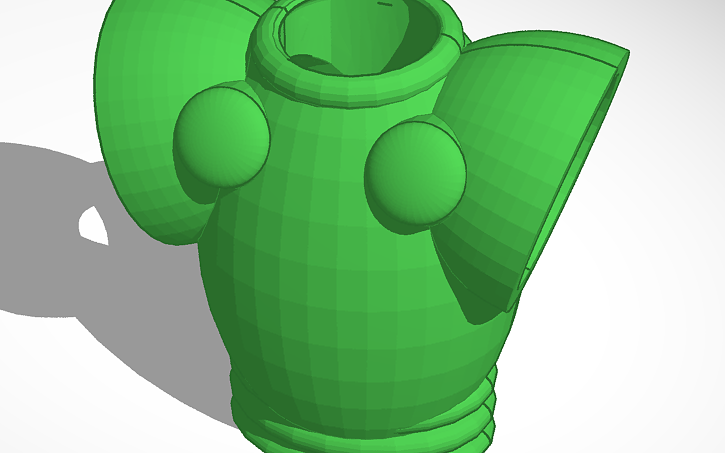 3D design ModiBot ChestPlate Template Tinkercad 3D design ModiBot ChestPlate Template Tinkercad