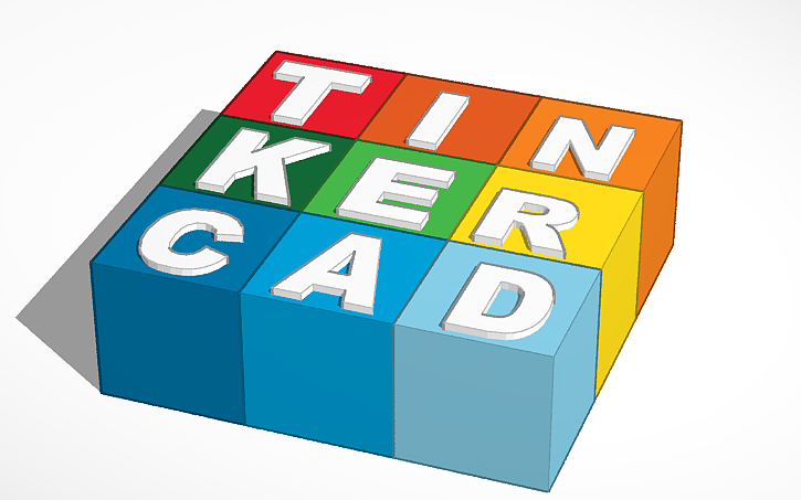 Tinker Code Logo 3D design Tinker-cad logo image beginner | Tinkercad