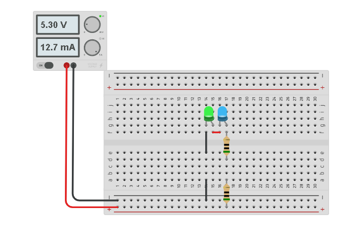 Circuit design AST 122 - BIT 1-B - LIBREA - MIDTERM EXAM - Tinkercad