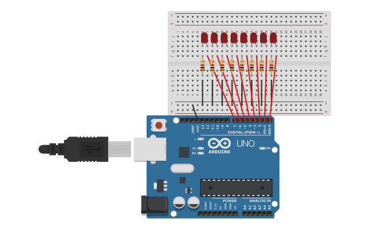 Circuit design clase 2 arduino - Tinkercad