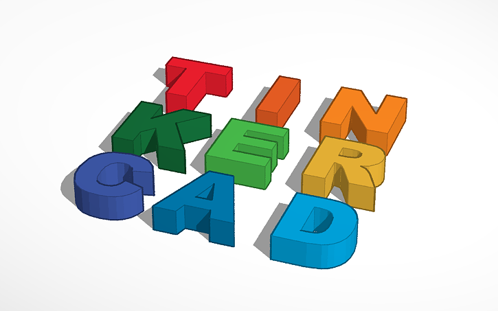 Tinker Code Logo 3D design 'TINKERCAD' Logo | Tinkercad
