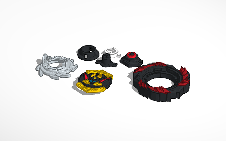 3D design Beyblade Burst DB Dynamite Belial. Nexus. Venture-2. - Tinkercad