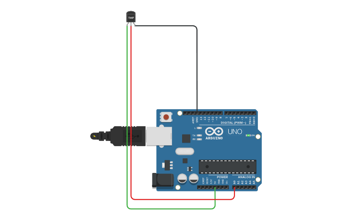 Circuit Design Tempreture Sensor Tinkercad Circuit Design Tempreture Sensor Tinkercad