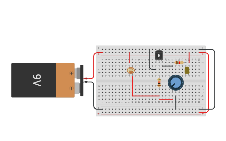 Circuit design practica 2 aic - Tinkercad