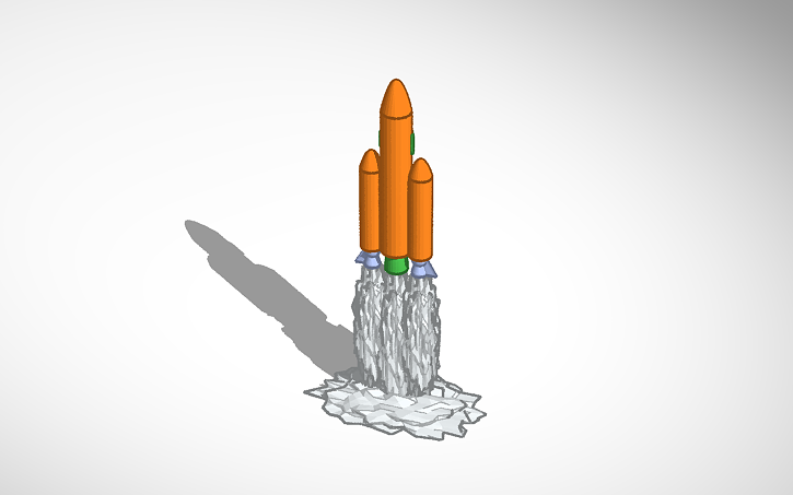 3D design Fusée - Tinkercad