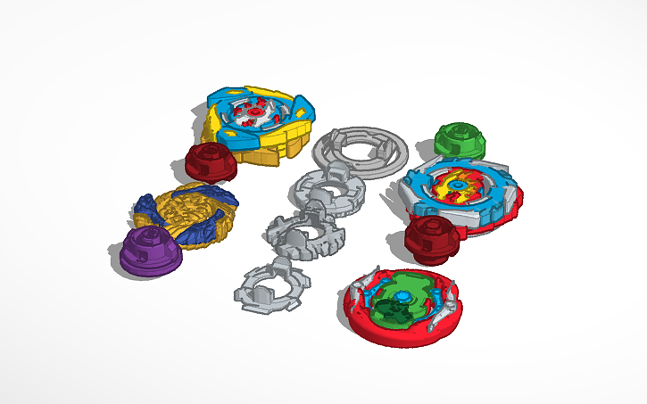 3D design Beyblade burst clashing beyblade burst generations - Tinkercad