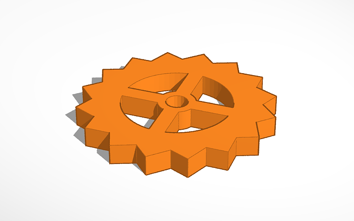 3d Design Tandwiel - Tinkercad