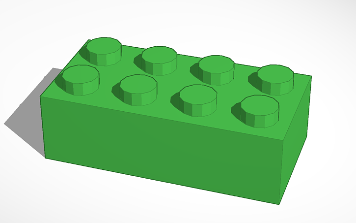 3D design Lego Piece | Tinkercad