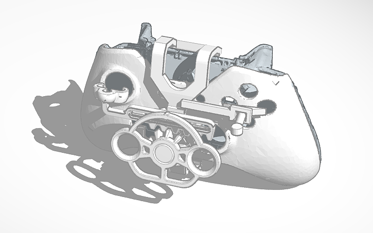 3D design Xbox One Controller rat med gear skift (Forza) - Tinkercad