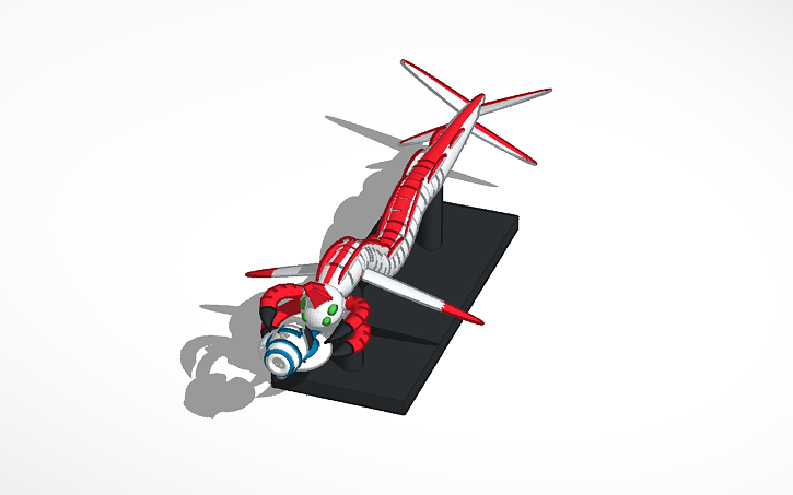 3D design Reaper leviathan with Seamoth (Subnautica) - Tinkercad