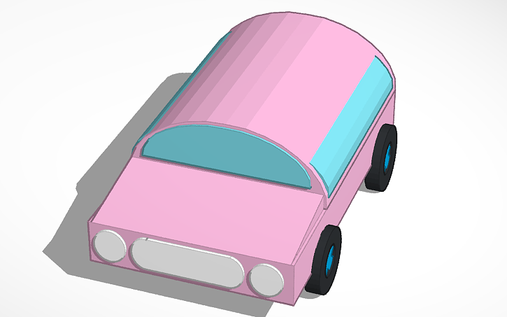 3D design Coche - Tinkercad