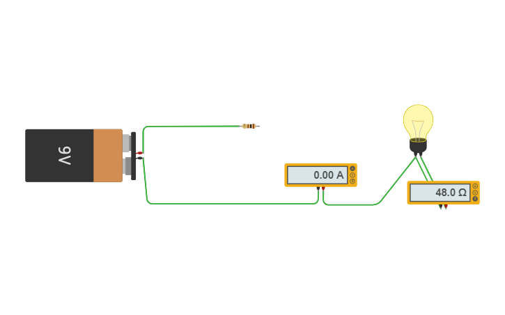 Circuit design SERIES circuit assessment | Tinkercad