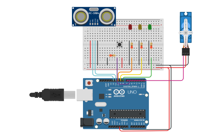 Circuit design Parcial SPD | Tinkercad