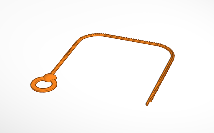 3D design Beyblade Burst - Long Ripcord - Tinkercad