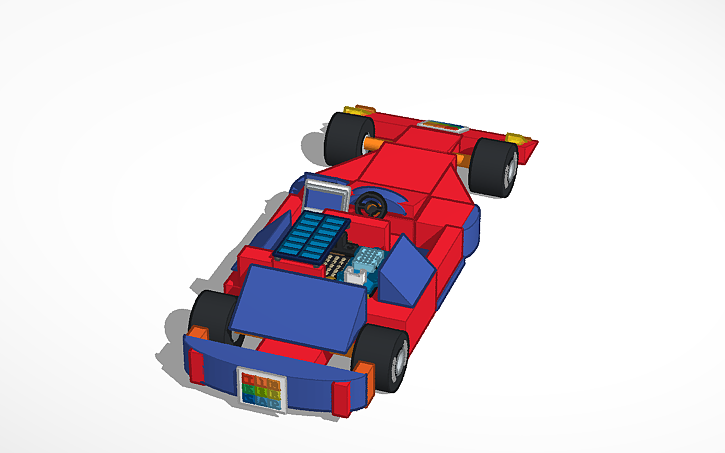 3D design Racing Car - Tinkercad