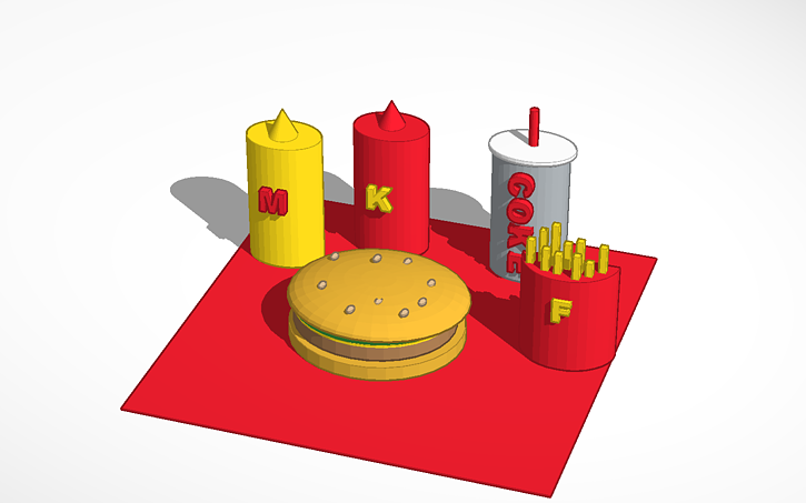 3D design McDonalds | Tinkercad