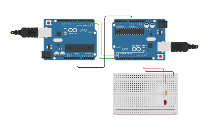 Circuit design uart - Tinkercad