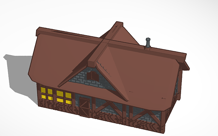 3d-design-realistic-medieval-cabin-2-tinkercad