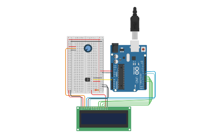 Circuit Design Temperature Sensor With Lcd Display 