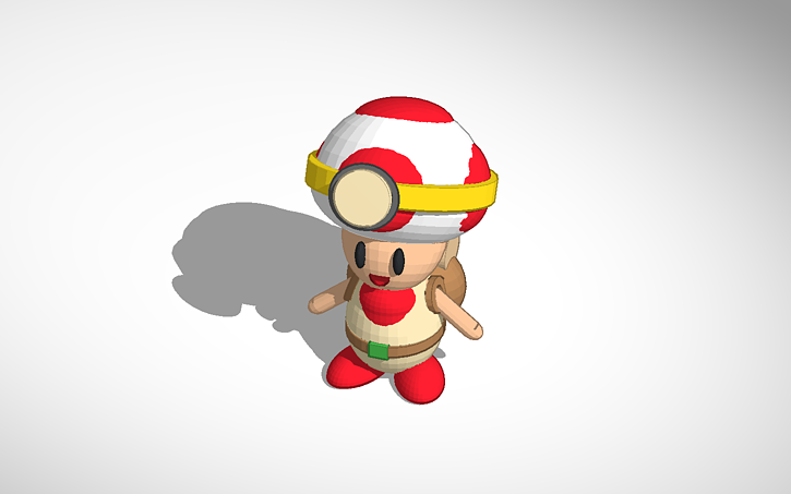 3D design Captin toad | Tinkercad