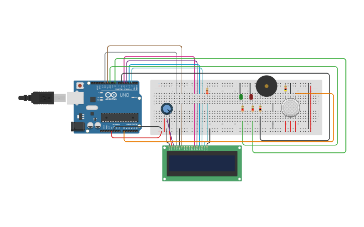 Circuit design Practical Test 1 Wan Nor Adam | Tinkercad