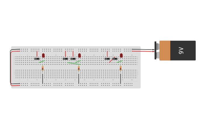 Circuit design Slideswitch LED | Tinkercad