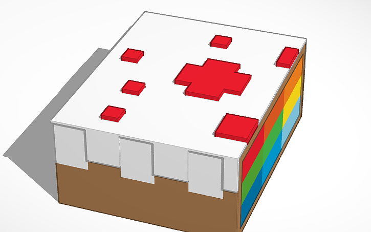 Cake Cad 3D design Tinker Cad Cake (tinkercad10) | Tinkercad