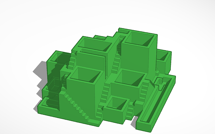 3D design boxes and stairs | Tinkercad