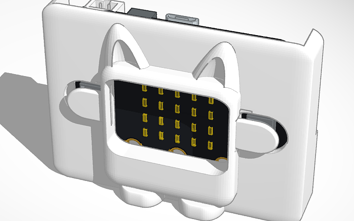 3D design Microbit Character - Tinkercad