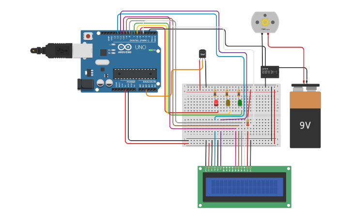 Circuit design systemarduino - Tinkercad