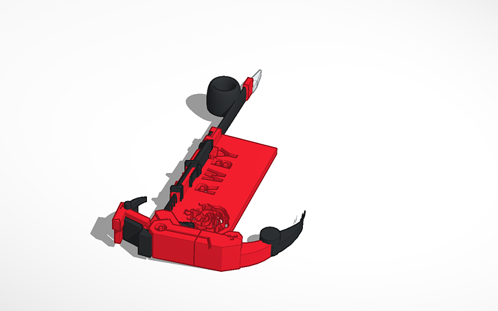 cresent rose rwby keychain