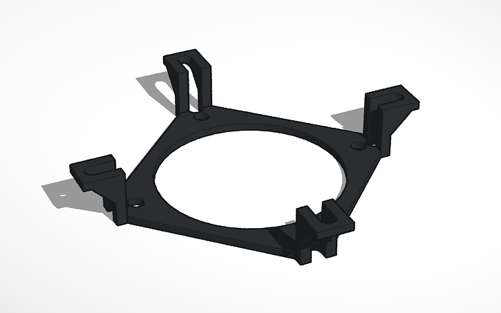 3D design 55mm Heatsink APi Adapter - Tinkercad