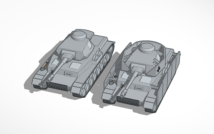 Panzer IV (with and without armor skirt)