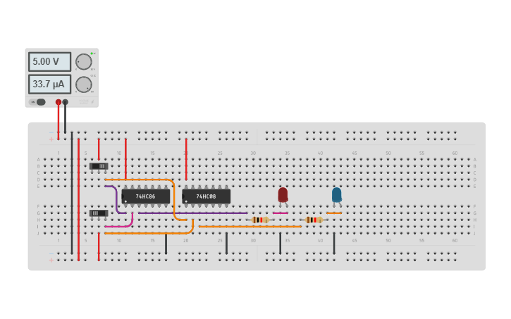 6280220 The Half Adder Tinkercad