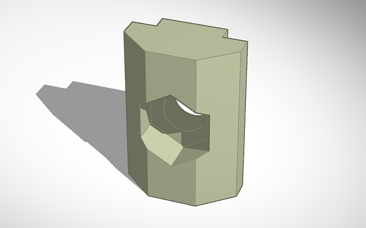 3D design Nutstein 8mm M5 | Tinkercad