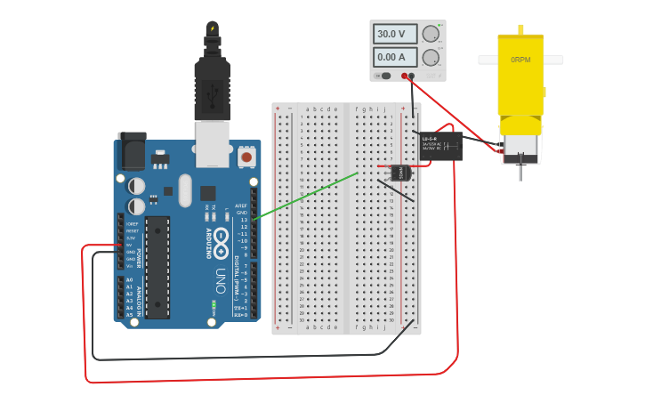 Circuit design Relays | Tinkercad