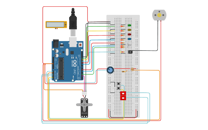 Circuit design Proyecto Arduino | Tinkercad