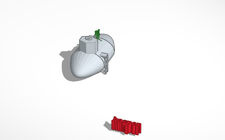 Onderzeeer Kasper Tinkercad