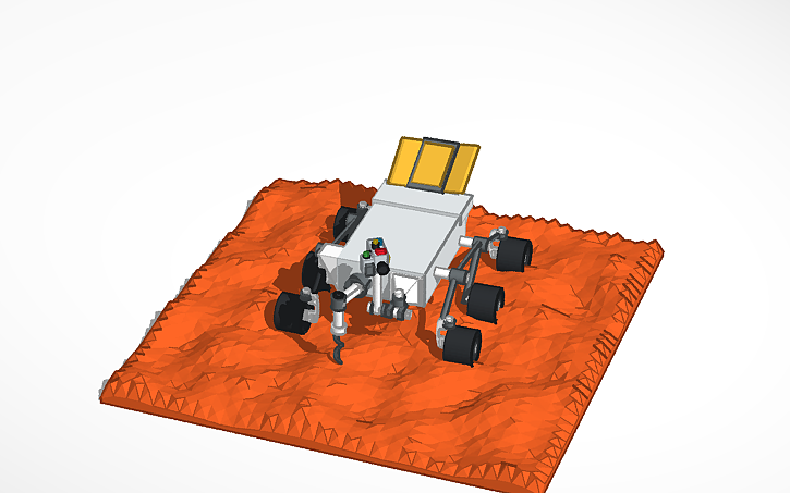 3D design rover - Tinkercad