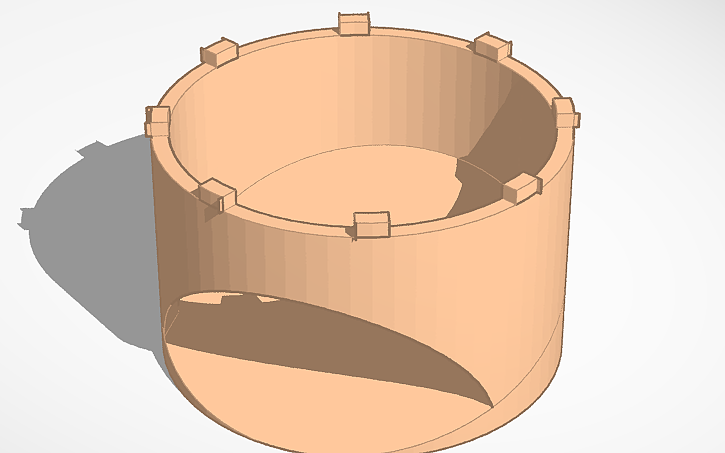 3D design Module Dice Tower Base (12mm dice) | Tinkercad